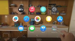 ▲비전프로를 사용하는 모습(출처:https://n.news.naver.com/article/028/0002677396?sid=101)